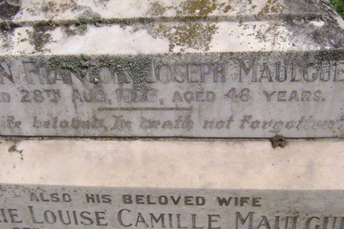 MAULGUE Jean Francis Joseph -1926