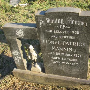 MANNING Lionel Patrick -1971