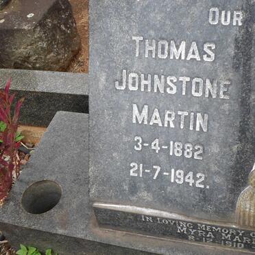 MARTIN Thomas Johnstone 1882-1942 &amp; Agnes Marian STYLES 1889-1961