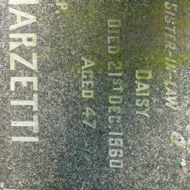 MARZETTI Charles, SYNNOT -1963 &amp; Daisy -1960