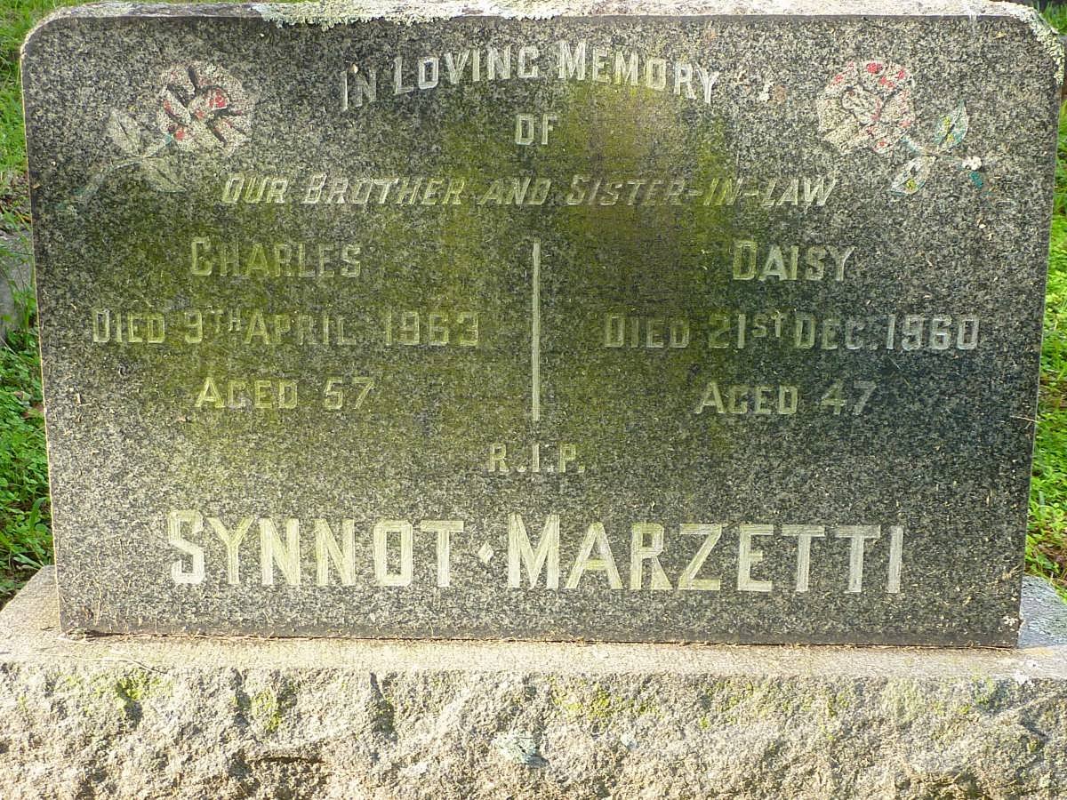MARZETTI Charles, SYNNOT -1963 &amp; Daisy -1960