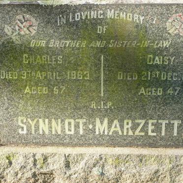 MARZETTI Charles, SYNNOT -1963 &amp; Daisy -1960