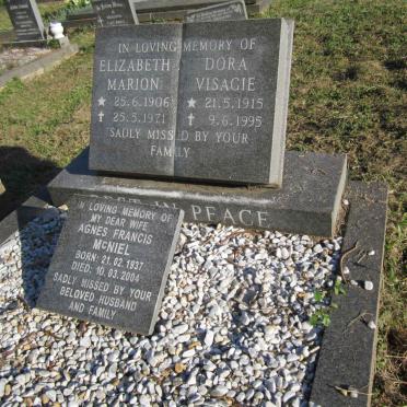 MARION Elizabeth 1906-1971 :: VISAGIE Dora 1915-1995 :: McNIEL Agnes Francis 1937-2004