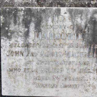 MACFARLANE Margorie -1924