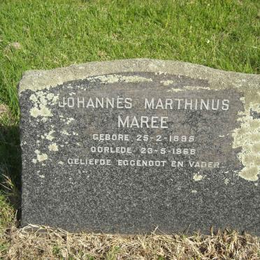 MAREE Johannes Marthinus 1895-1968