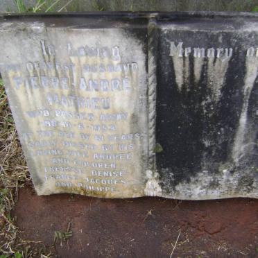 MATIEU Pierre André -1953