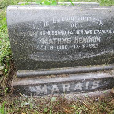 MARAIS Mathys Hendrik 1900-1982
