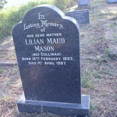 MASON Lilian Maud nee CULLINAN 1893-1987