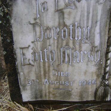MARSH Herbert -1951 &amp; Dorothy Edith -1946