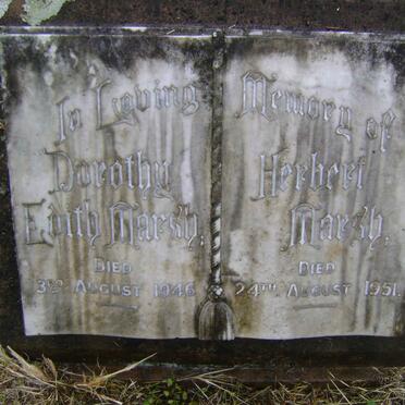 MARSH Herbert -1951 &amp; Dorothy Edith -1946