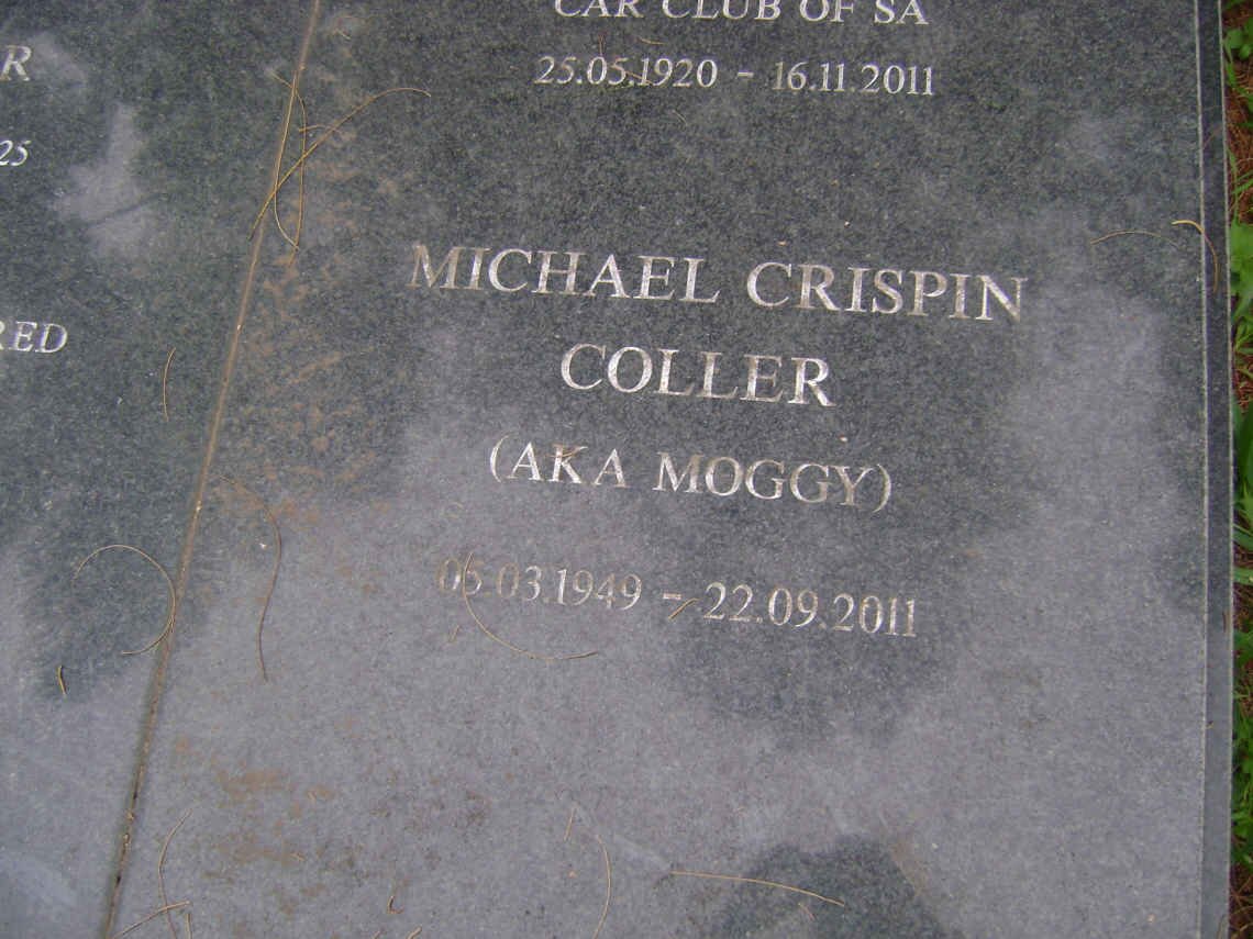 COLLER Michael Crispin 1949-2011
