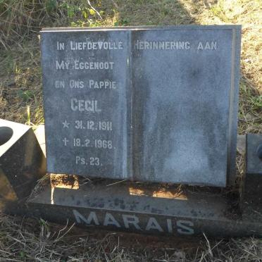 MARAIS Cecil 1911-1968