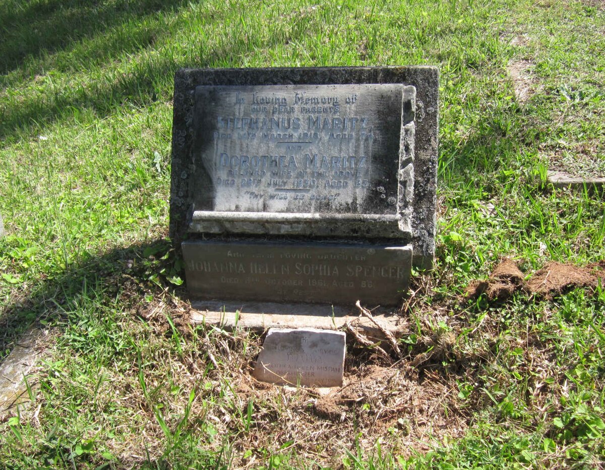 MARITZ Stephanus -1918 &amp; Dorothea -1930 :: SPENCER Johanna Helen Sophia -1961