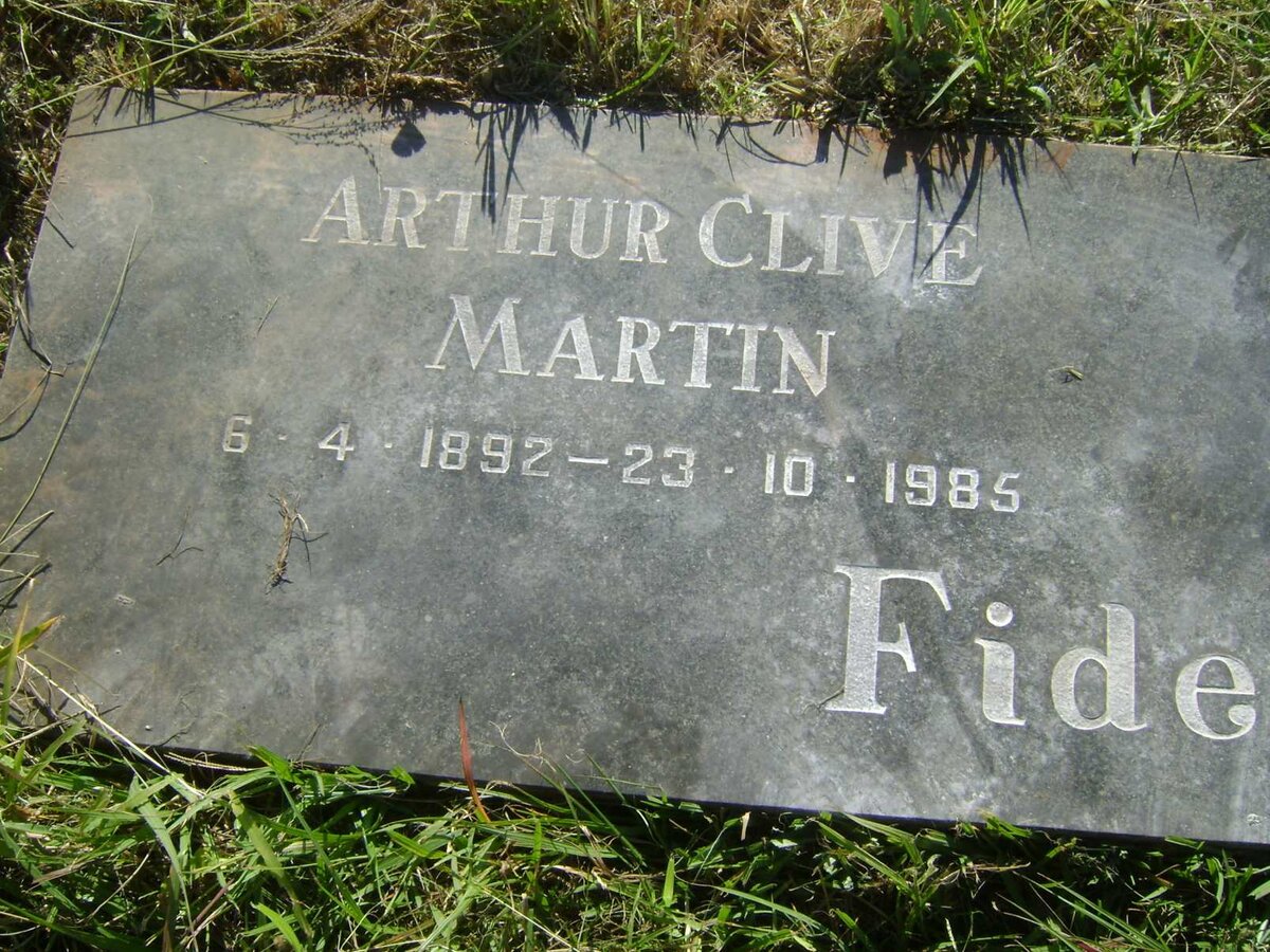 MARTIN Arthur Clive 1892-1985