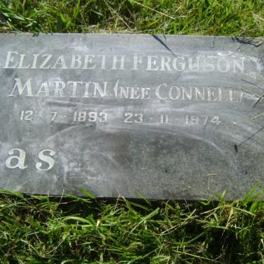 MARTIN Arthur Clive 1892-1985 &amp; Elizabeth Ferguson CONNELL 1893-1974