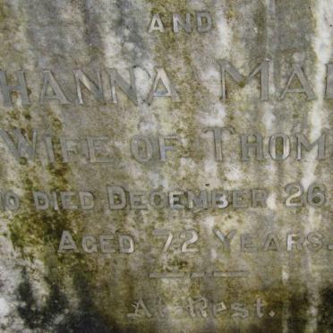 MARTIN Thomas -1945 &amp; Johanna -1943