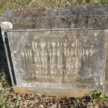 MATHIAS Kim Walter 1949-1964