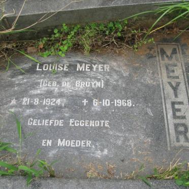MEYER Louise nee DE BRUYN 1924-1968