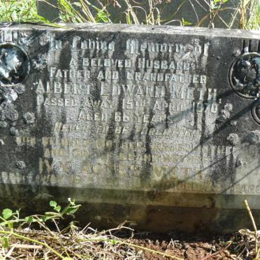 METH Albert Edward -1970 &amp; Ivy Agnes 1978