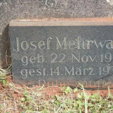 MEHRWALD Josef 1913-1937