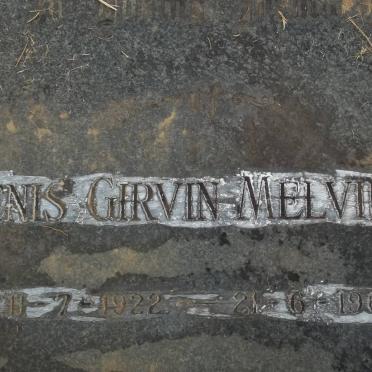 MELVILLE Denis Girvin 1922-1967