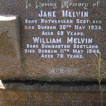 MELVIN William -1946 &amp; Jane -1936 :: MELVIN William -1969 :: MELVIN Albert Brown -1970 
