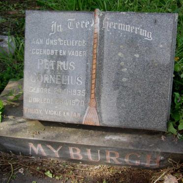 MYBURGH Petrus Cornelius 1935-1970