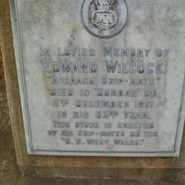 WILCOCK Edward -1961