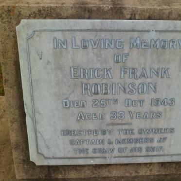 ROBINSON Erick Frank -1943