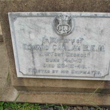 CANLAN Edward 1913-1946