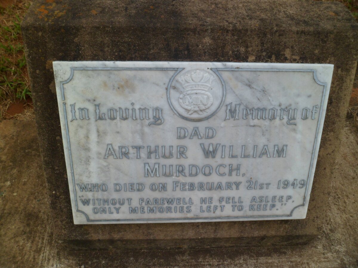 MURDOCH Arthur William -1949