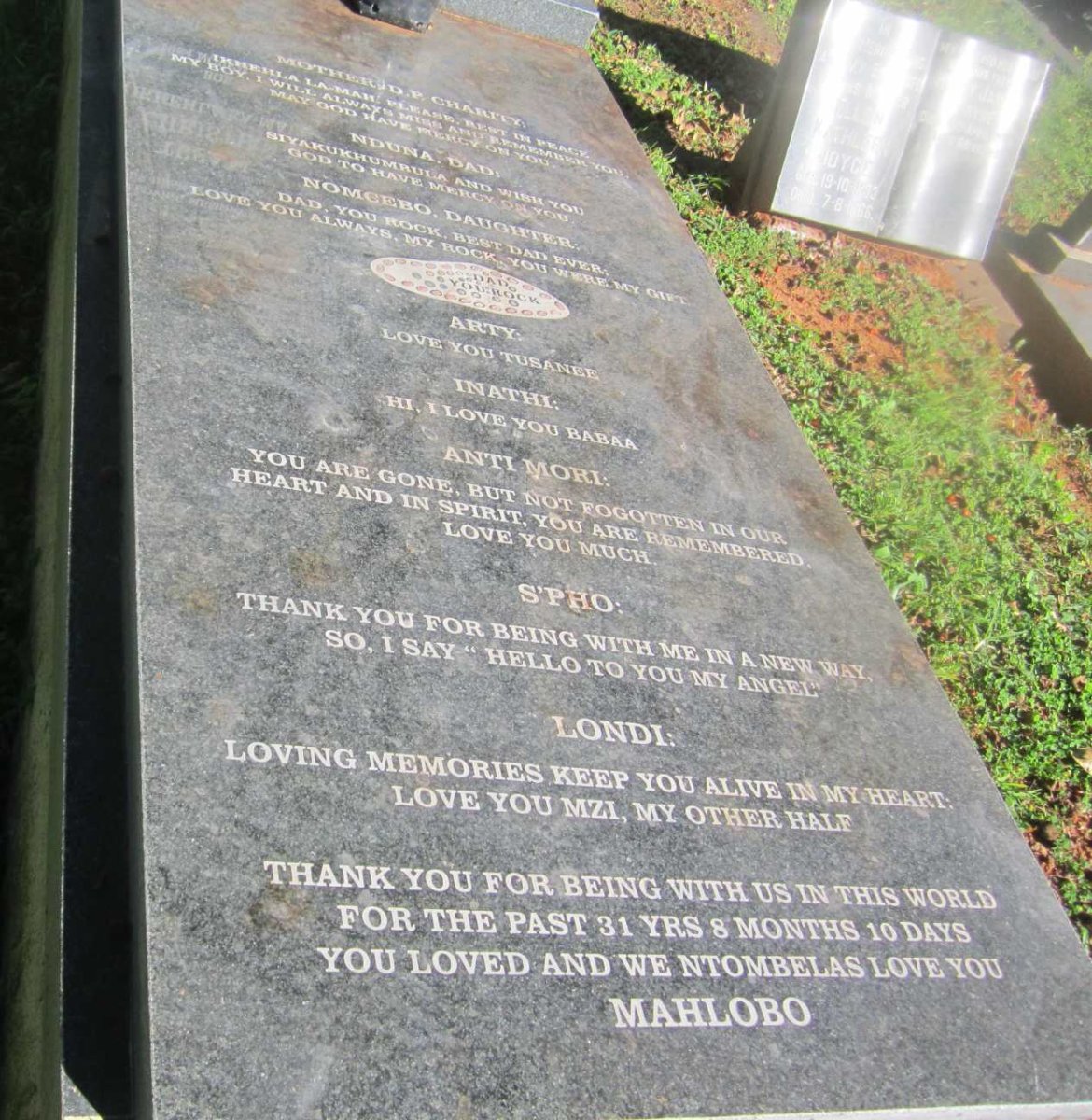 NTOMBELA Tusani Christian 1984-2015