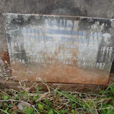 NAUDE William James 1911-1967 :: NAUDE Petrus Johannes 1943-1943
