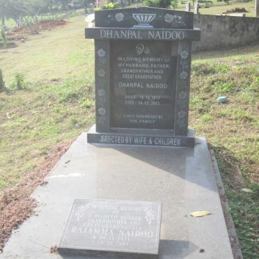 NAIDOO Dhanpal 1913-2003 :: NAIDOO Rajamma 1921-2009