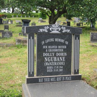 NGUBANE Dolly Doris nee MaNZIMANDE 1944-2005