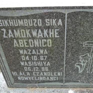 NZIMANDE Zamokwakhe Abednigo 1967-1996