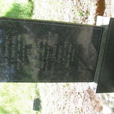NORTH W.T -1951 &amp; Sophia -1951 :: MEMBREY Percy Edward -1970