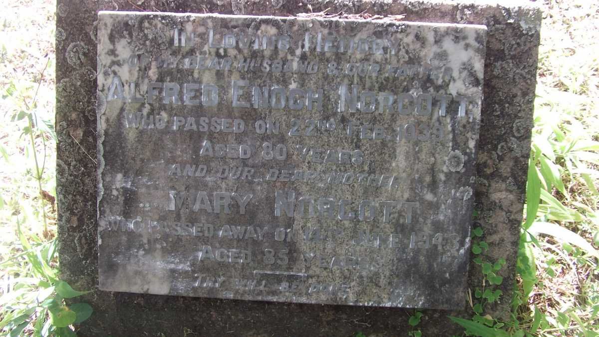 NORCOTT Alfred Enoch -1939 &amp; Mary 1943