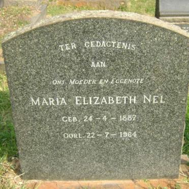 NEL Maria Elizabeth 1887-1964