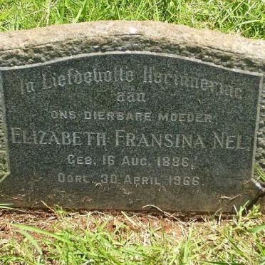 NEL Elizabeth Fransina 1886-1966