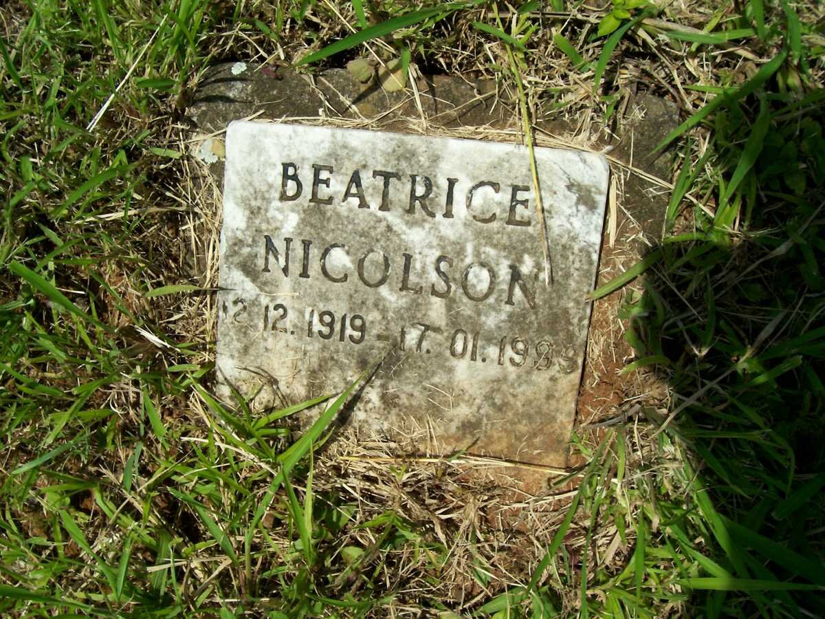 NICOLSON Beatrice 1919-1999