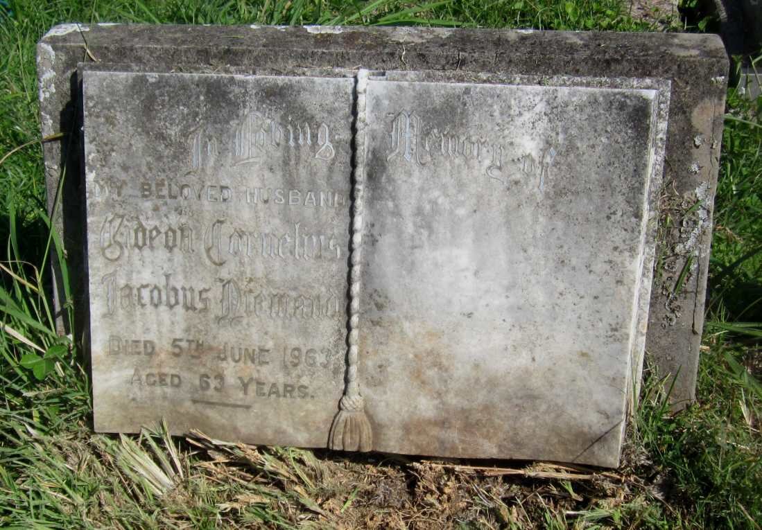 NIEMAND Gideon Cornelius Jacobus -1963