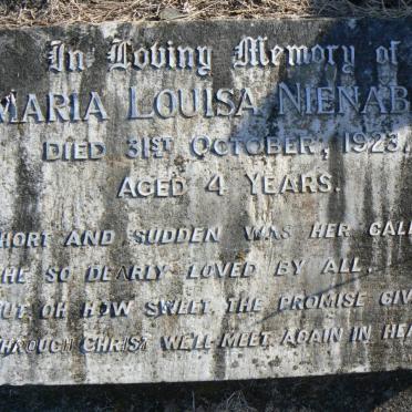 NIENABER Maria Louisa -1923