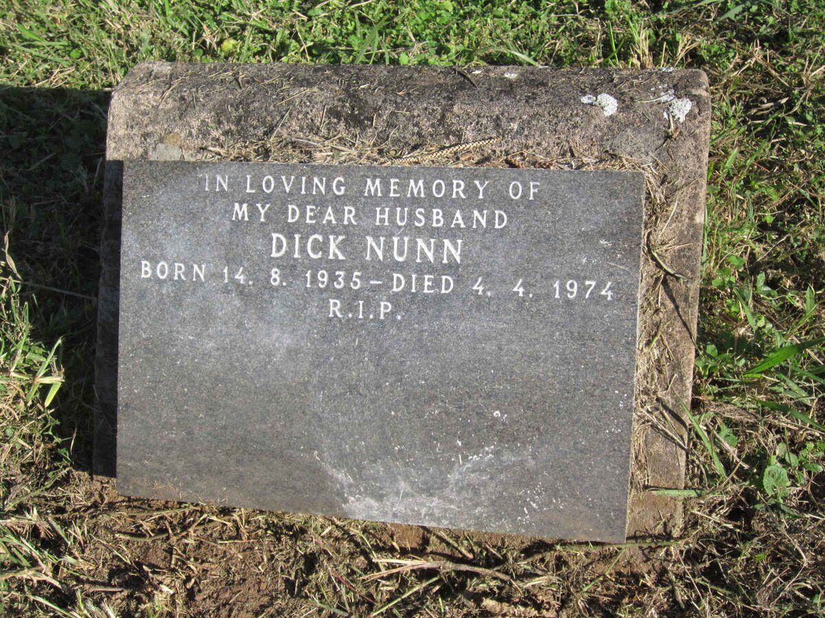NUNN Dick 1935-1974