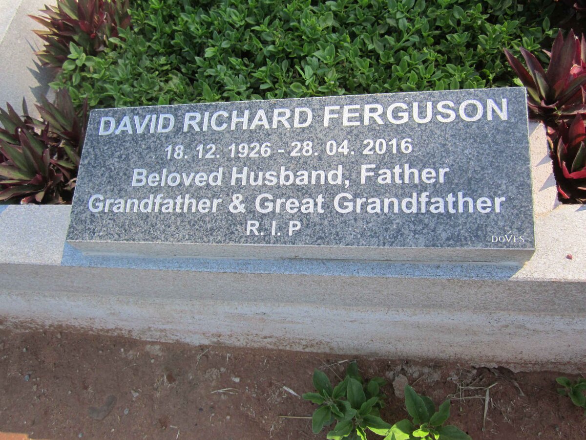 FERGUSON David Richard 1926-2016