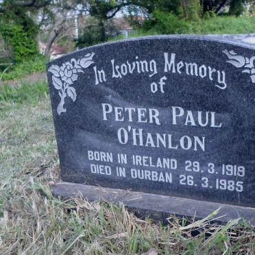 O'HANLON Peter Paul 1919-1985