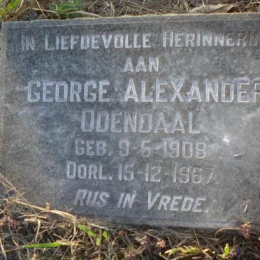ODENDAAL George Alexander 1908-1967