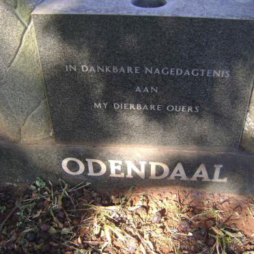 ODENDAAL Lourens Badenhorst 1873-1949 &amp; Elsje Johanna ROSSOUW 1876-1951