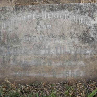 OLIVIER Maria E.H. 1883-1966