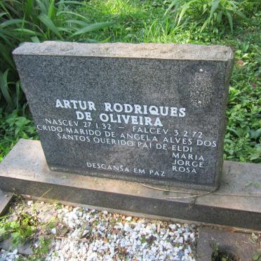 OLIVEIRA Artur Rodriques, de 1932-1972